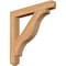 Ekena Millwork Funston Craftsman Smooth Bracket, Western Red Cedar, 3 1/2"W x 28"D x 28"H BKT04X28X28FST04SWR - alternate 1